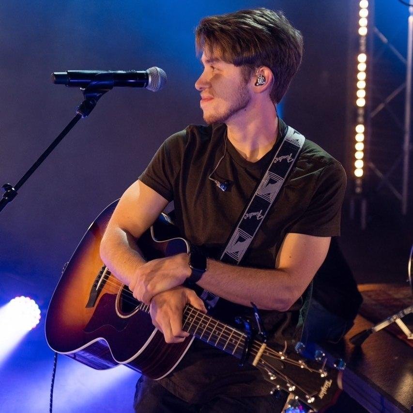 Large stage with LED video walls